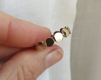 14k Goldring, Massivgoldring, Hochzeit Band Frauen, Ehering, 9k Goldring, Weißgoldring, Rosegoldring