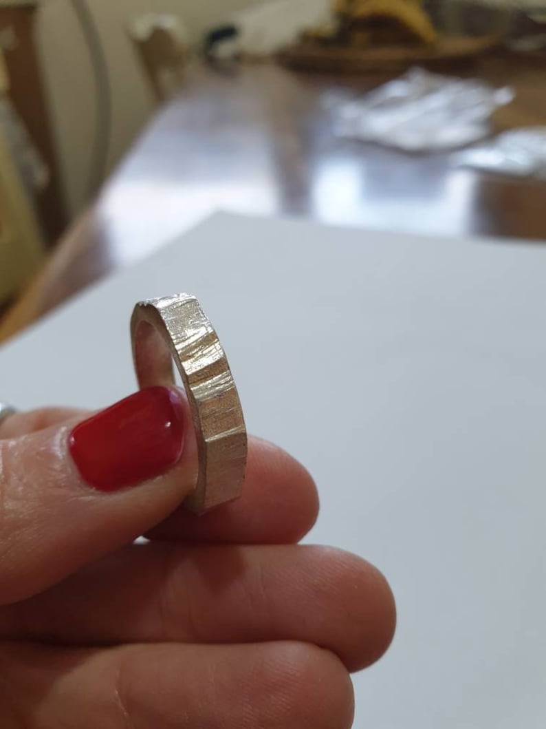 Silver Wedding Ring Men Mens Ring Simple Ring Band Unisex - Etsy