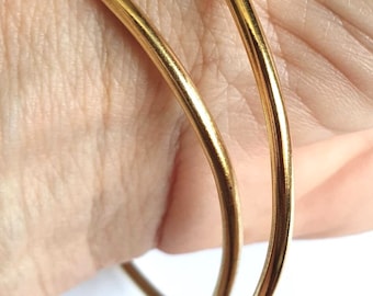 Bangle bracelet, gold bangle bracelet for women, gold bracelet, minimalist bracelet, basic bangle, stacking bracelets, simple gold bracelets