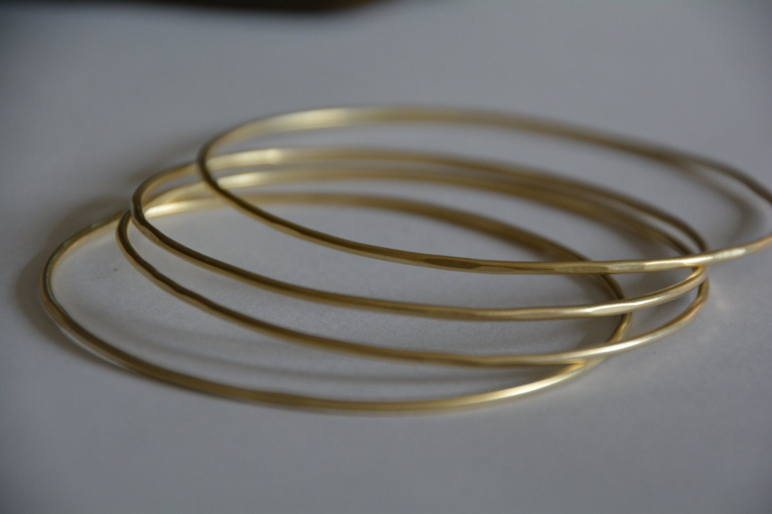 Gold hoop bracelet gold bracelet bridesmaid plain simple bracelet bangle bracelet gold bangles 14k gold bracelet women hammered bracelet