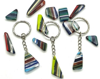 Recycled Surfboard Resin keychain