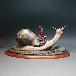 the neverending story  sculpture inspired  racing snail