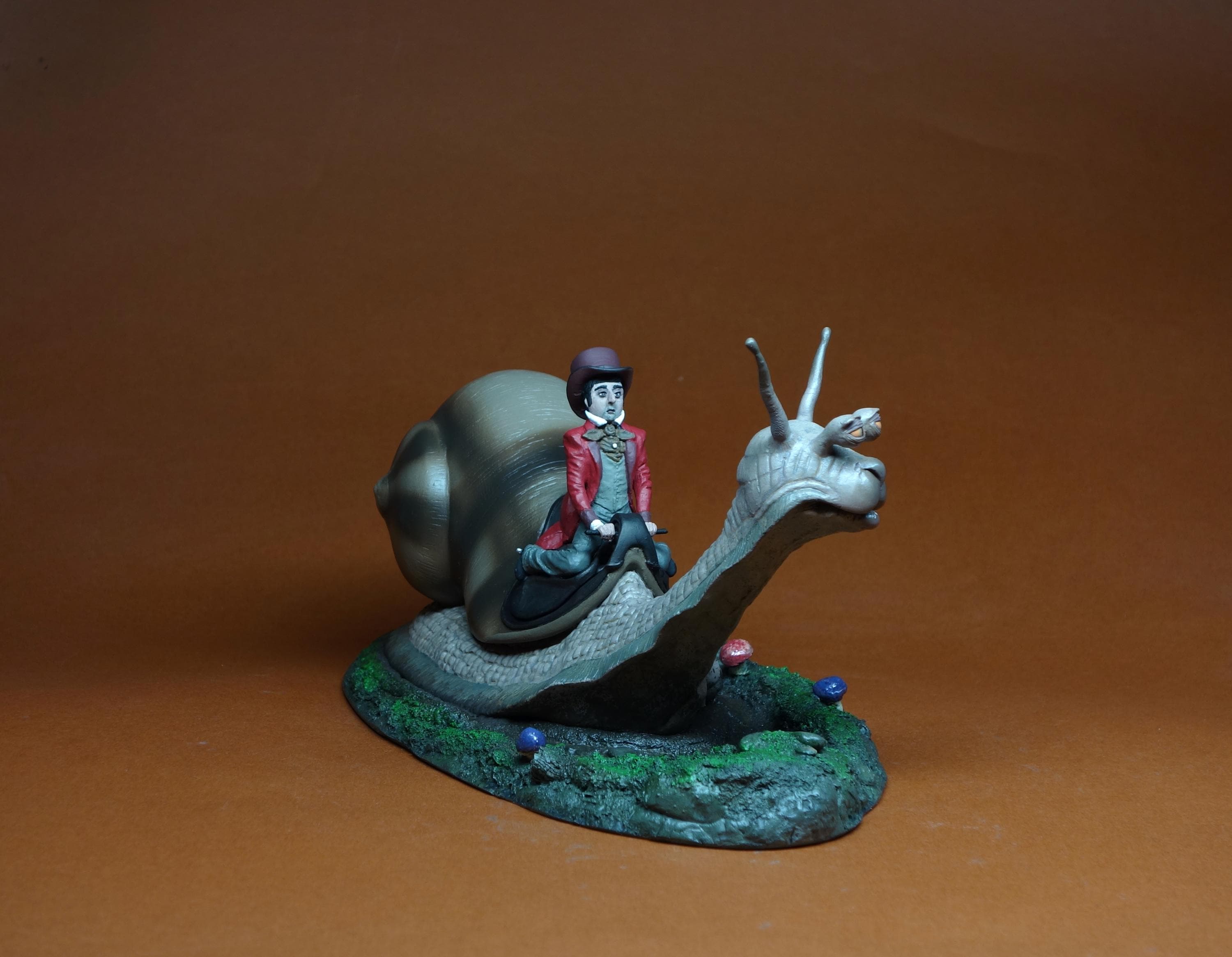 The Neverending Story Sculpture Inspired Racing Snail - Etsy