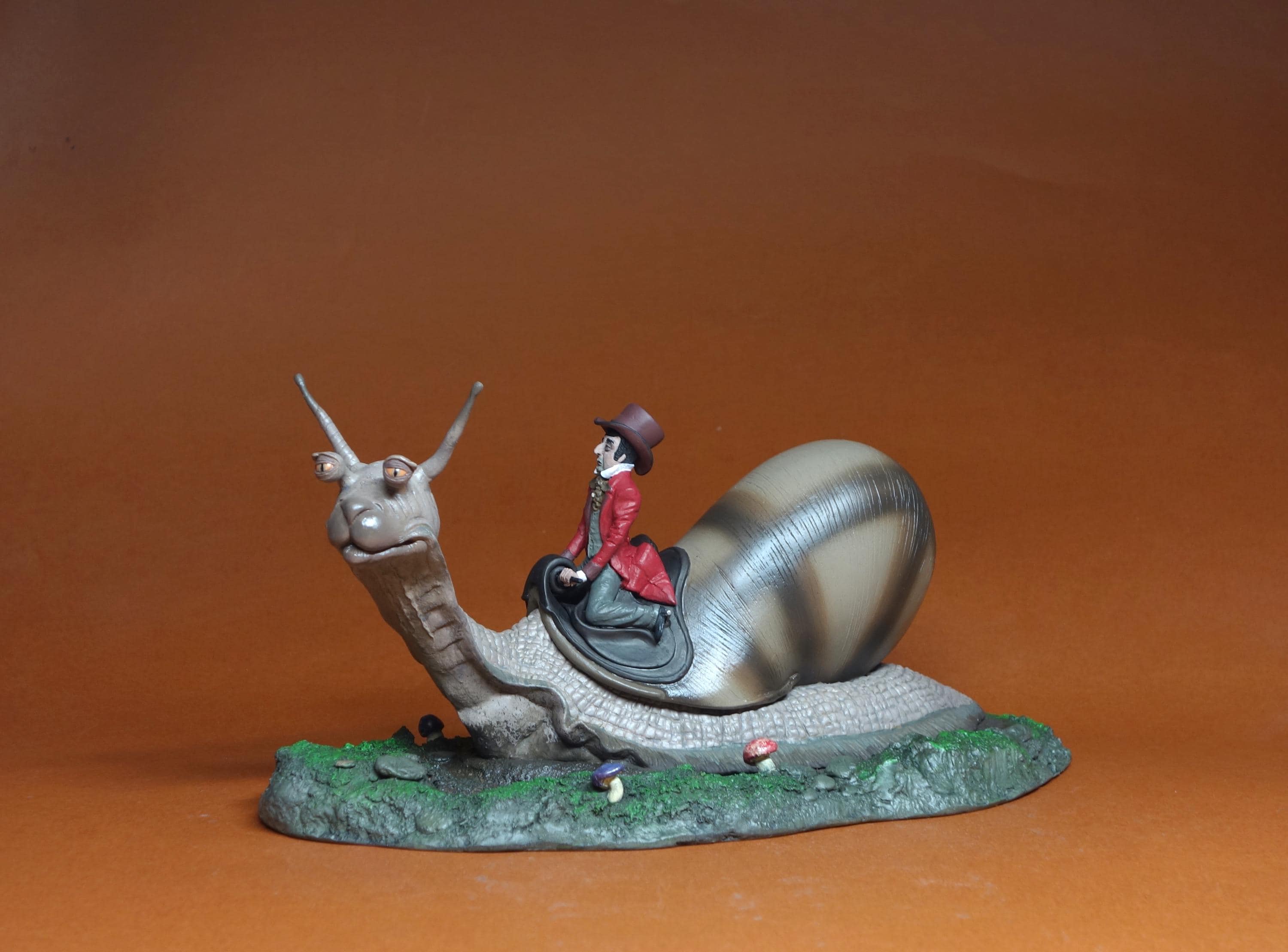 The Neverending Story Sculpture Inspired Racing Snail - Etsy