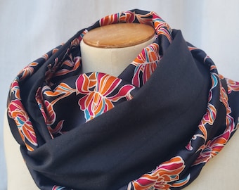 SNOOD women's floral print scarf