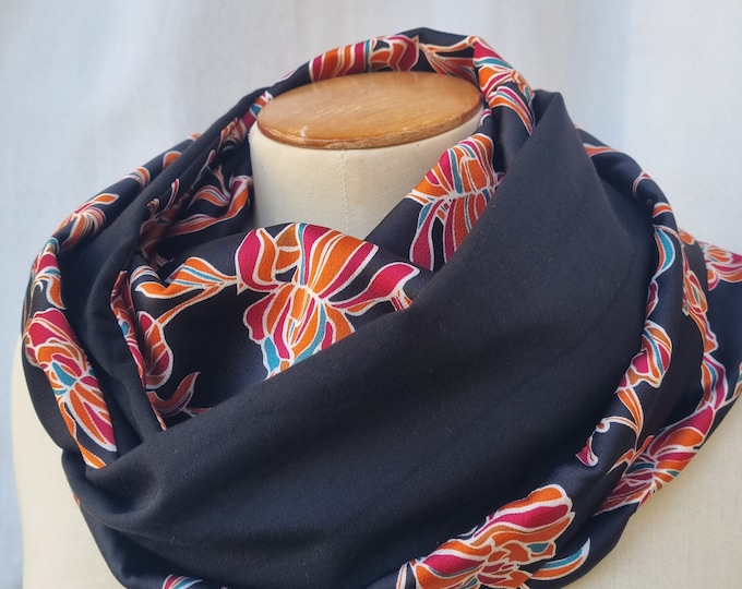 SNOOD women's floral print scarf