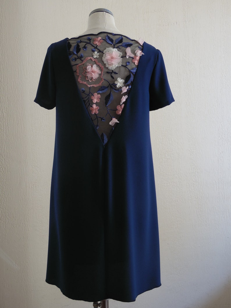 Robe Cocktail Bleue Femme Hoss Taille S - Style Crayon, Courte, Sans Manches