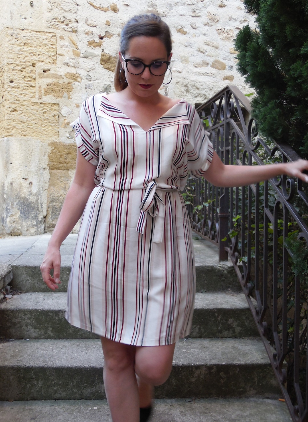 Striped Shirt Dress for Summer for Women Etsy