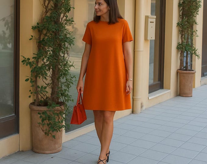 A-line dress for cocktail or a bride mother outfit