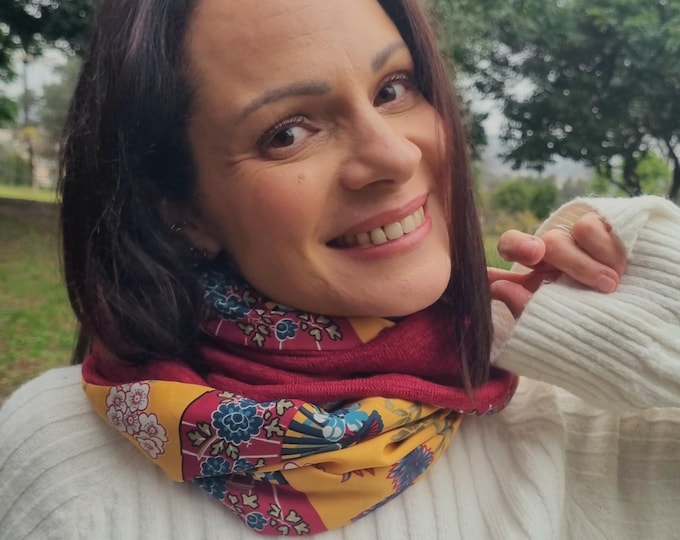 Women's Reversible Infinity Scarf Snood