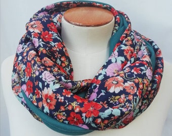 SNOOD women's floral print scarf