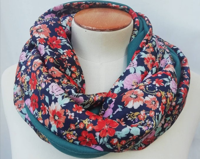 SNOOD women's floral print scarf