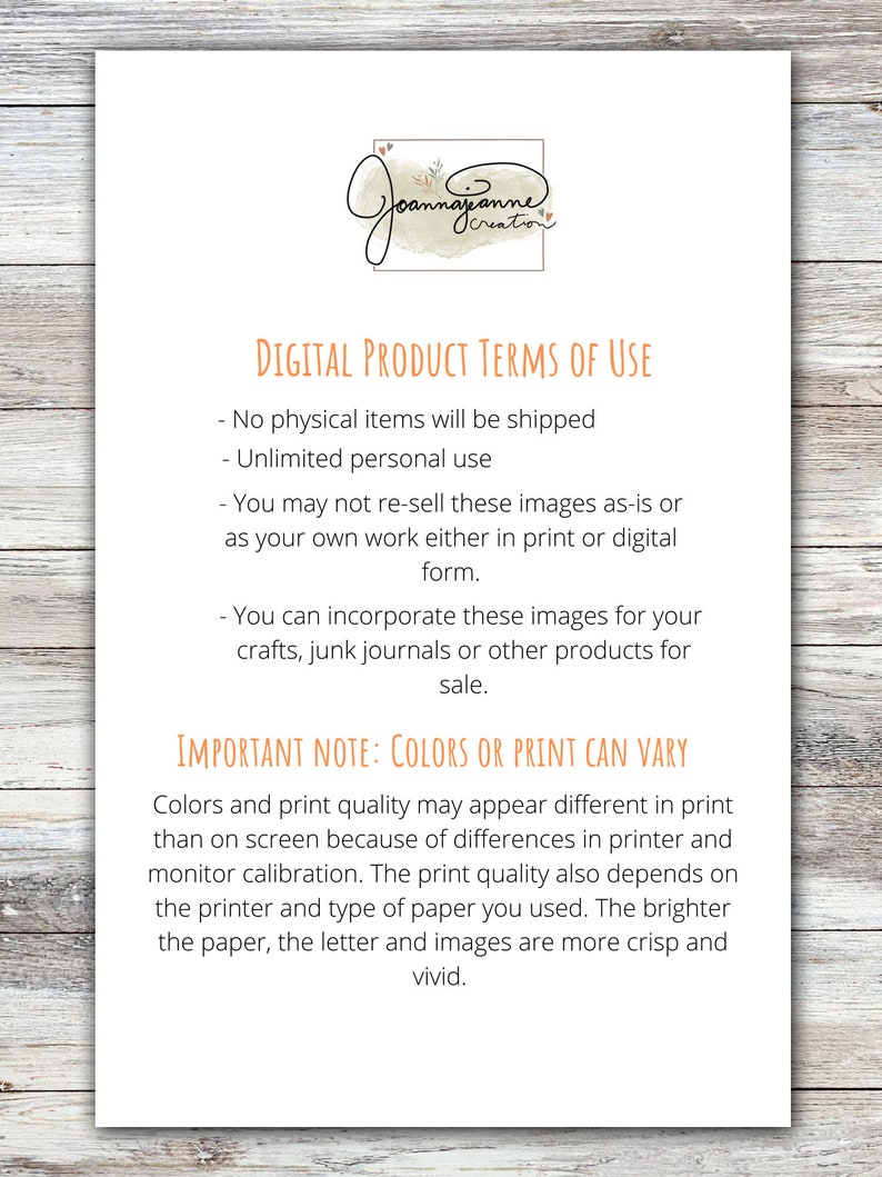 Digital Download, Printable for Journaling and Scrapbooking, Collage ...