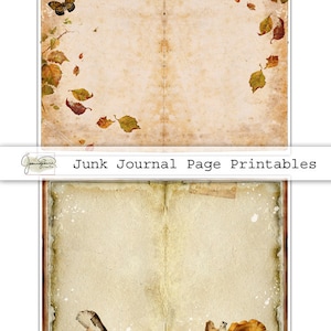 Junk Journal Printable, Vintage Ephemera, Embellishments, Fussy Cut, Digital Download, Tags, Flowers, Films, Joanna Jeanne Creation image 5