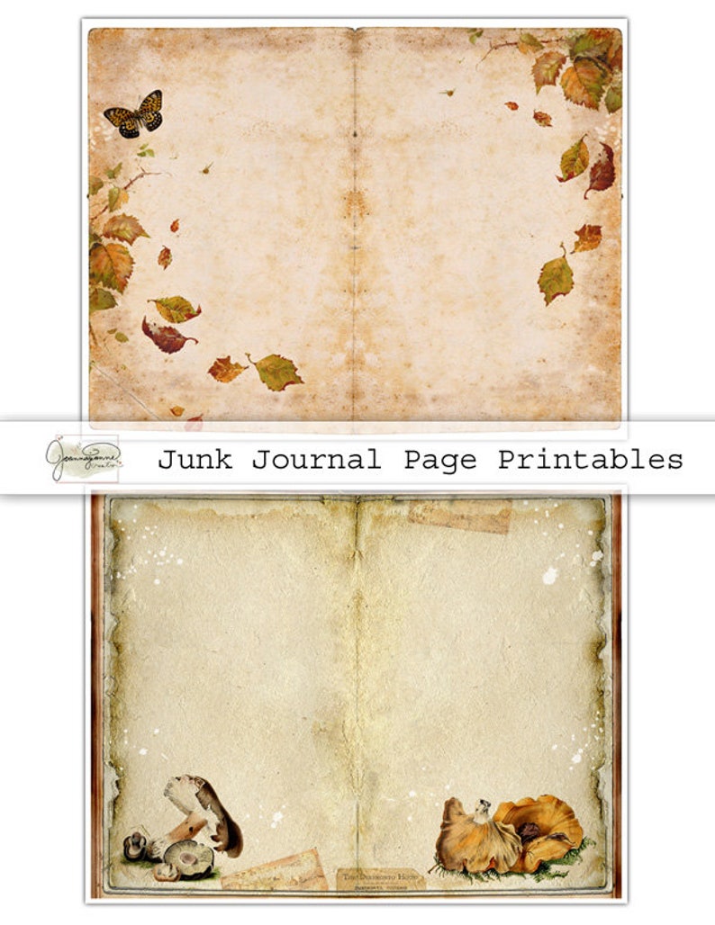 Junk Journal Printable, Vintage Ephemera, Embellishments, Fussy Cut, Digital Download, Tags, Flowers, Films, Joanna Jeanne Creation image 5