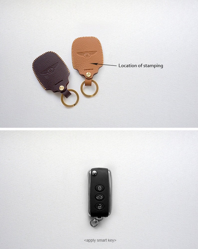 Handmade Bentley Remote Key chain case cover fob