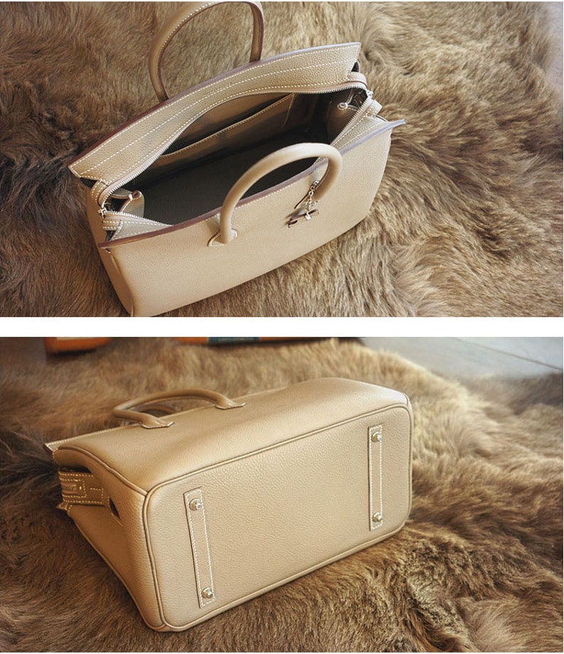 Handmade leather Tote bag Etsy