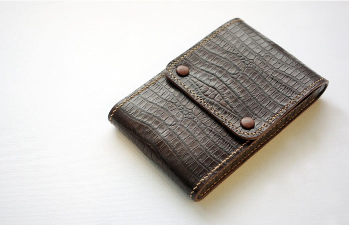 Handmade leather Fountain pen case Pen case waterman case Etsy