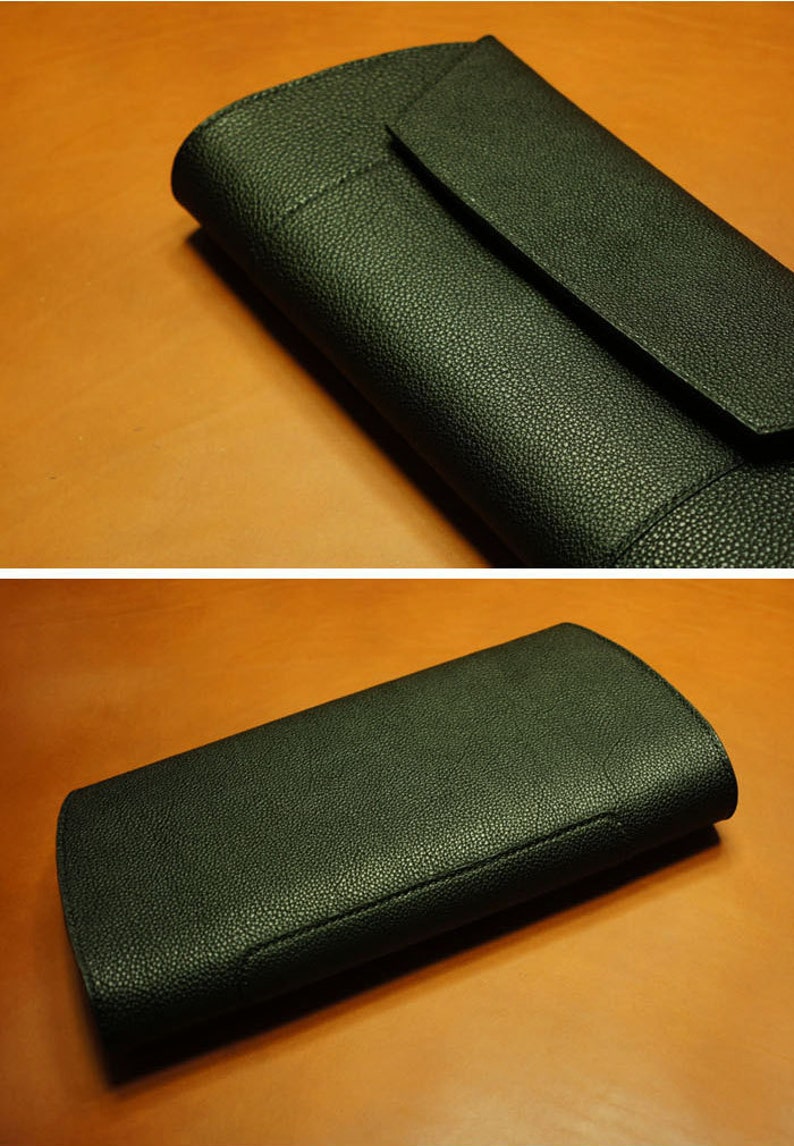 Handmade Women's leather clutch ver.1 Etsy