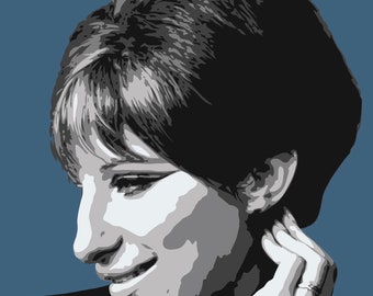 Barbra Streisand - giclee print