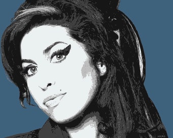 Amy Winehouse - giclee print