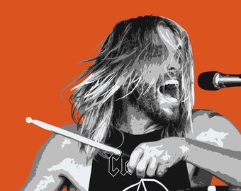 Taylor Hawkins - giclee print