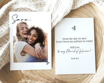 Bridesmaid Proposal, Will you be my Bridesmaid, Maid of Honour Proposal Card, Bridesmaid Card, Bridesmaid Proposal Box, Bridesmaid Gifts