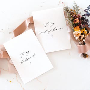 An meine Brautjungfer Karte für den Hochzeitsmorgen, Brief an meine Brautjungfer Geschenke, Hochzeit Party Karte, Dankeskarten für Brautjungfern, Hochzeitstag