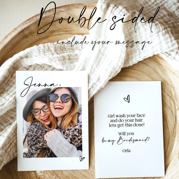 Maid Of Honor Proposal Cards & Templates - View #9