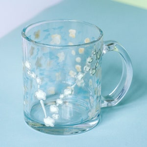 Handpainted Zodiac Mug: Luminous Stained Glass Coffee Cup