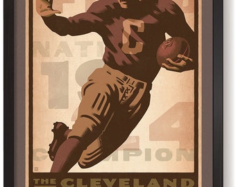 Cleveland Bulldogs Giclee Print unframed.