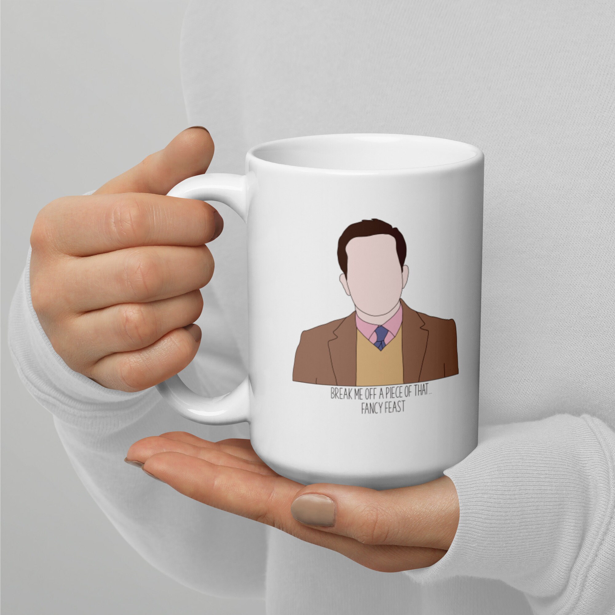 Andy Bernard the Office White Glossy Mug - Etsy