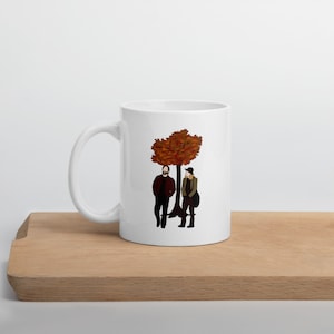 When Harry Met Sally White glossy mug