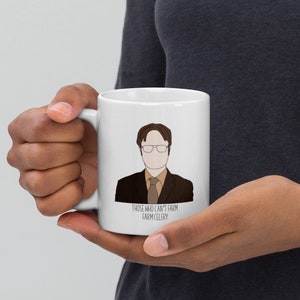 Dwight Shrute The Office White glossy mug