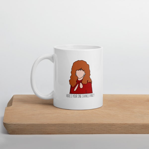 Reba McEntire / Tazza bianca lucida Fancy