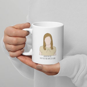 Angela The Office White glossy mug