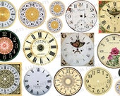Clock dial ceramic decal, dial fusible transfers, image transfers, decals for ceramics, decals for glass, decals for enameling, 1400-1562 ºF