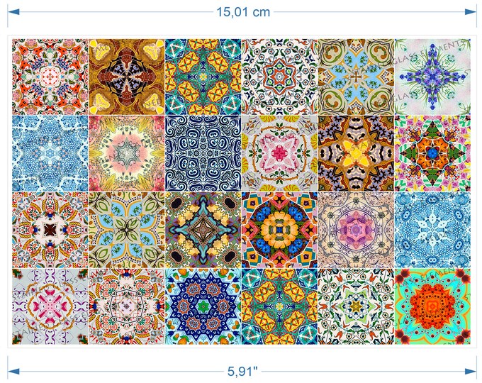 Ceramic Decals StainedGlassElements