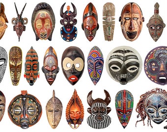 african mask etsy