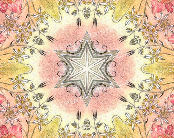 Ceramic decals, kaleidoscope, 750-850ºC, fusible transfers, image transfers, decals for enameling, decals kaleidoscope, decals hot glass