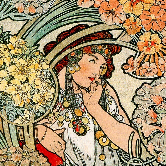Mucha Ceramic Decals, Alphonse Mucha, Art Nouveau Ceramic Decals, Image  Transfers, Mucha, Flowers, Decals Glass, Decals Ceramics, Enameling - Etsy  Ireland