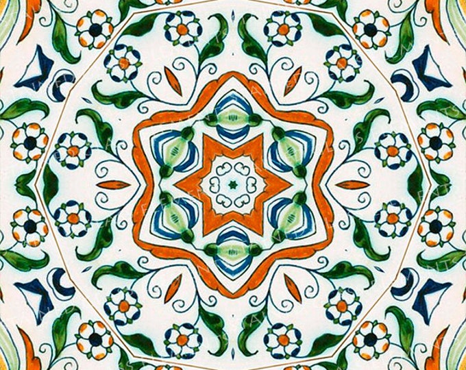 Polychrome ceramic transfer, 750-850ºC, fusible transfers, image transfers, decals hot glass, decals for enamelling, kaleidoscope decals