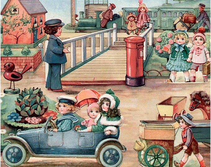 Keramische transfer, 750-850C, ceramic decal, glass, ceramics, glas-in-lood, glas en keramiek, brandschilderen, children, kinderen, vintage