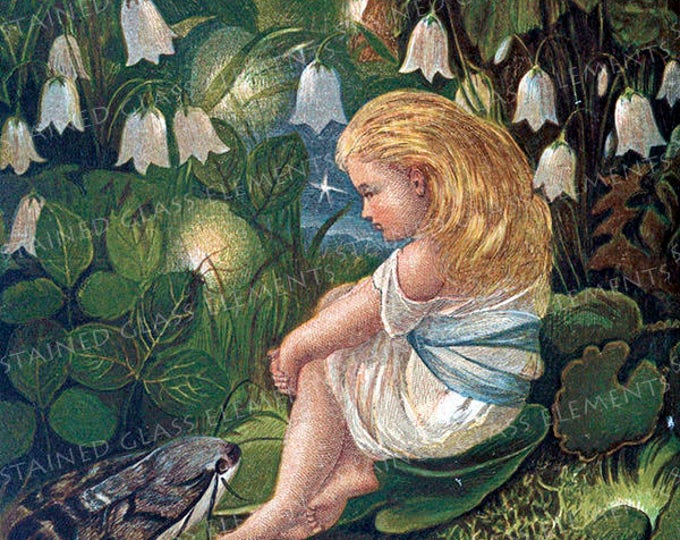 Fairytale ceramic decal, Fairytale decals, fairy-tale decals, fairy decal, fairies, Keramik Aufkleber, 陶瓷贴花, セラミックデカール, Керамическая деколь