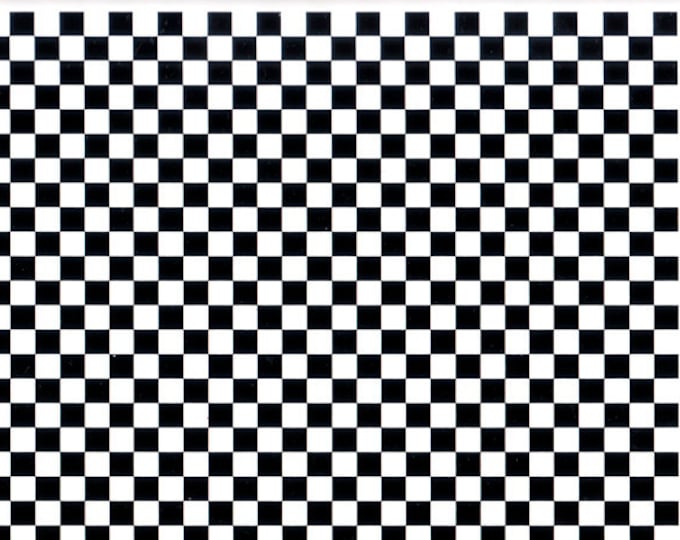 Black ceramic decal checkerboard motif available two sizes 0.5-10mm the waterslide transfers suitable for ceramics glass enameling and beads