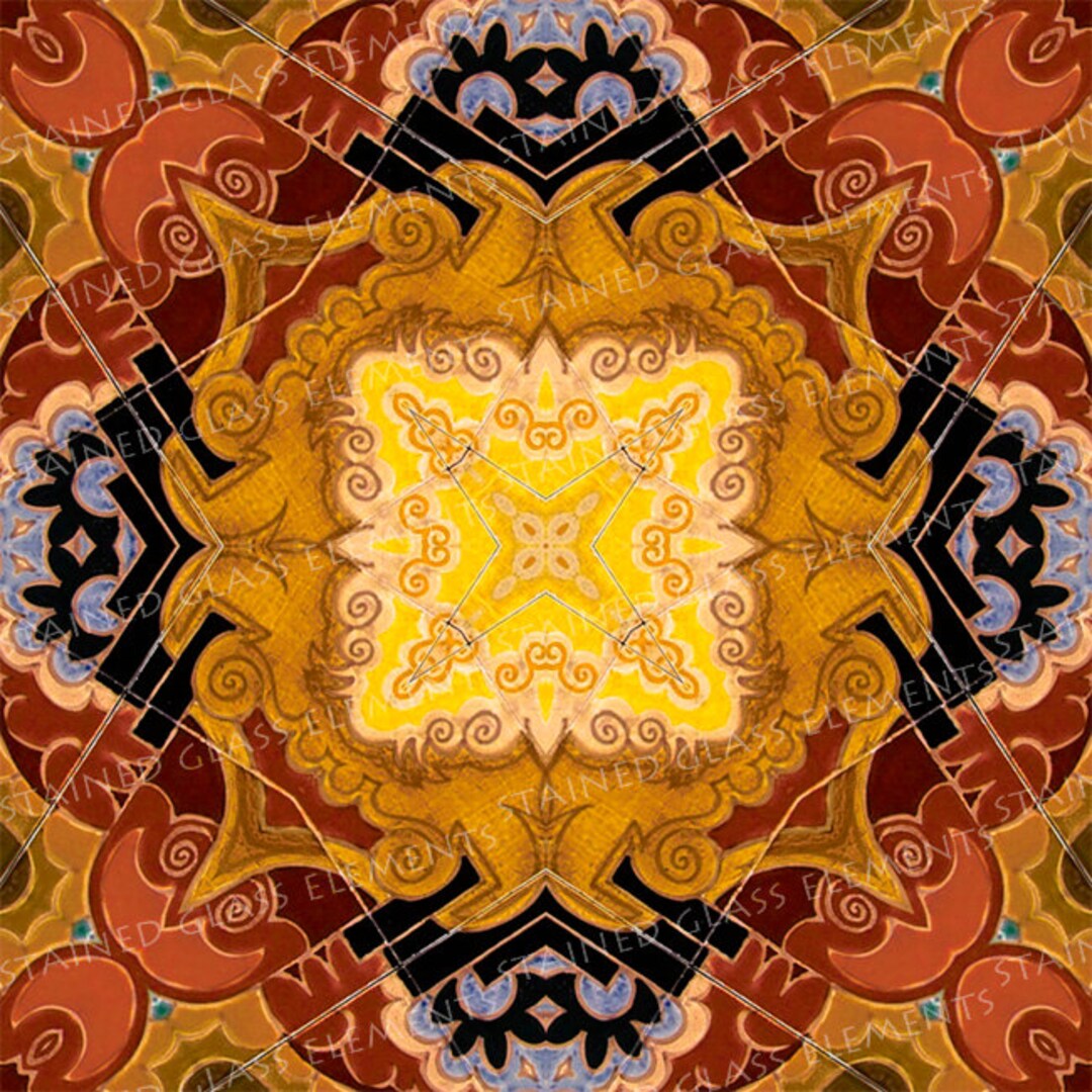 Ceramic Transfer Art Nouveau Size 10 X 10cm 3.94 X 3.94 Etsy