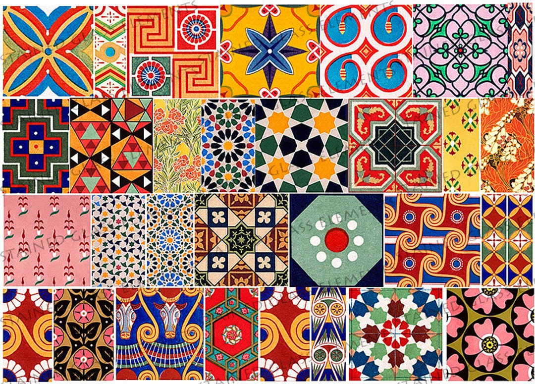 Ceramic Decals Motifs Ornaments Patterns Geometry Ceramic Etsy Canada