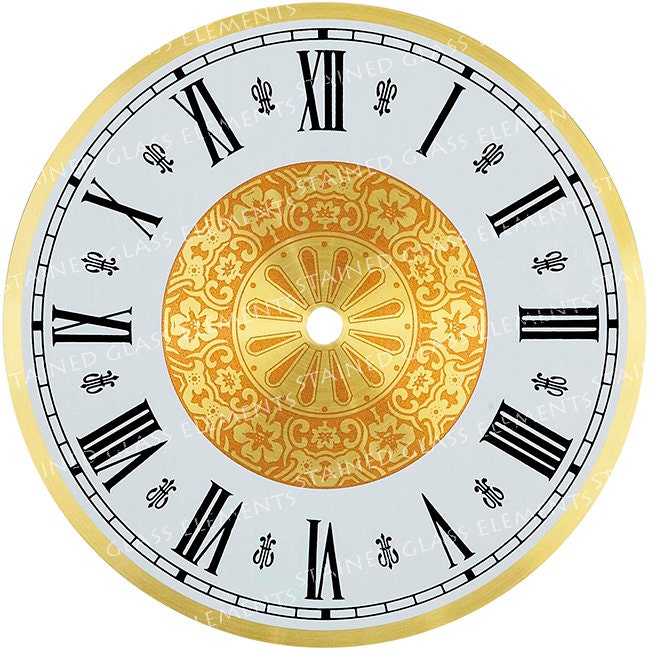 Clock dial ceramic decal, dial fusible transfers, image transfers