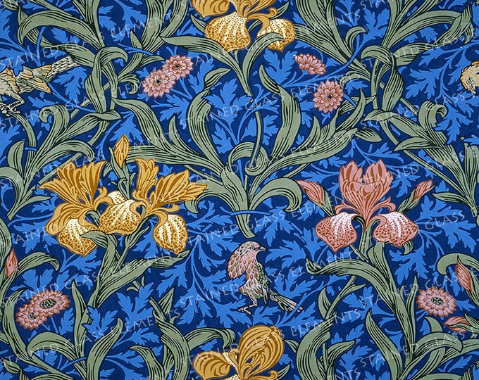 William Morris ceramic decal, fine art ceramic decals, Pre-Raphaelite ceramic decals, ceramic decal sheet, arts and crafts, ceramic transfer