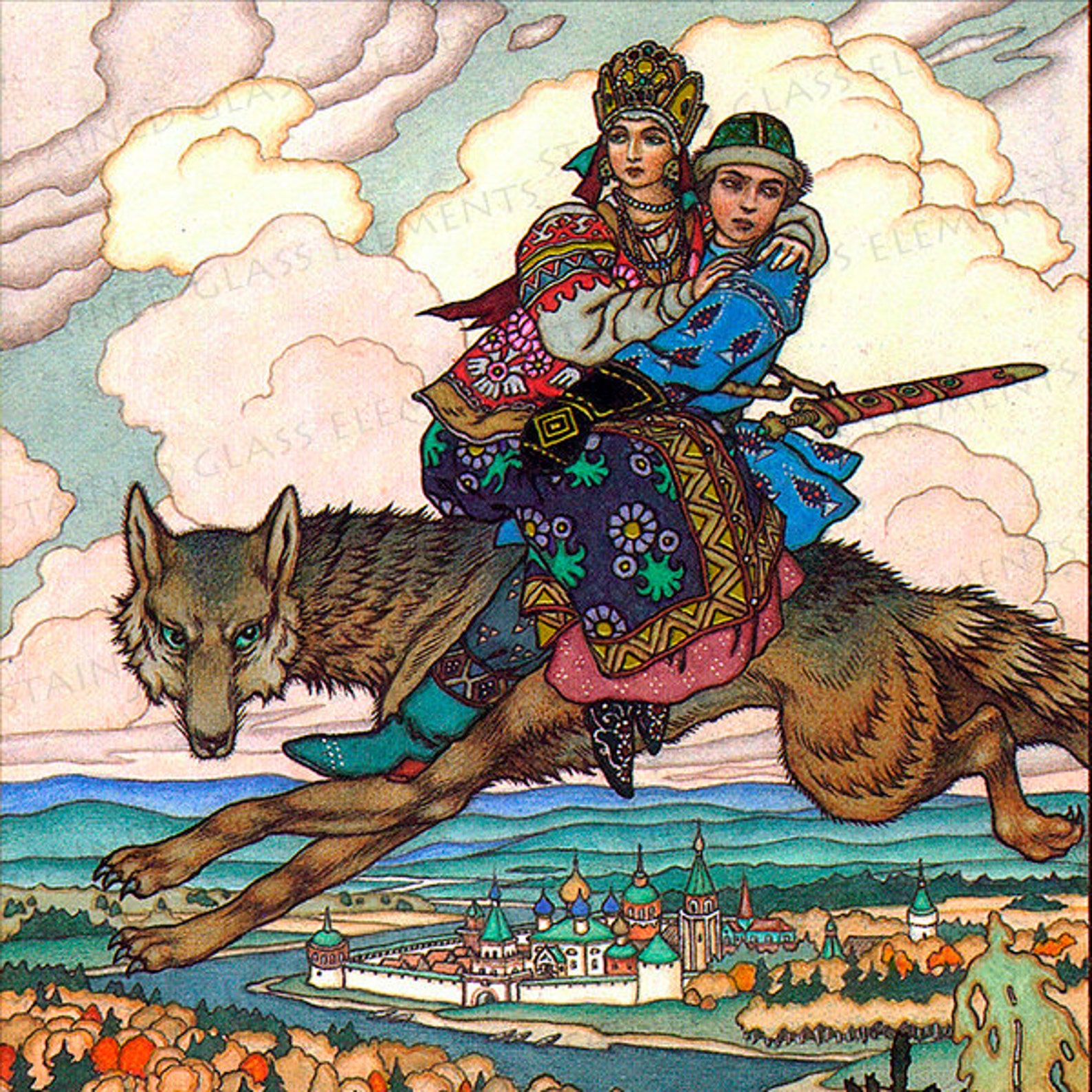 Стиль русской народной сказки. Борис Зворыкин. Борис Васильевич Зворыкин (1872-1942). Билибин Иван Царевич и серый волк. Зворыкин Борис Васильевич Иван Царевич.